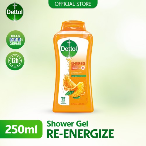 Dettol Anti Bacteria Shower Gel ReEnergize 250ml